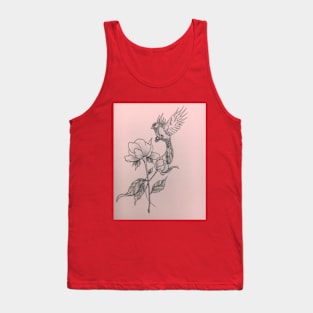 Bird and flower Tank Top